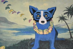 Blue Dog "Hawaiian Blues" Signed Print