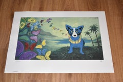 Blue Dog "Hawaiian Blues" Signed Print