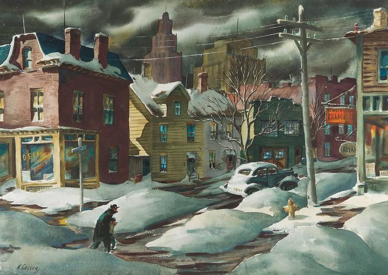 Henry Martin Gasser Newark Street, Painting at 1stdibs