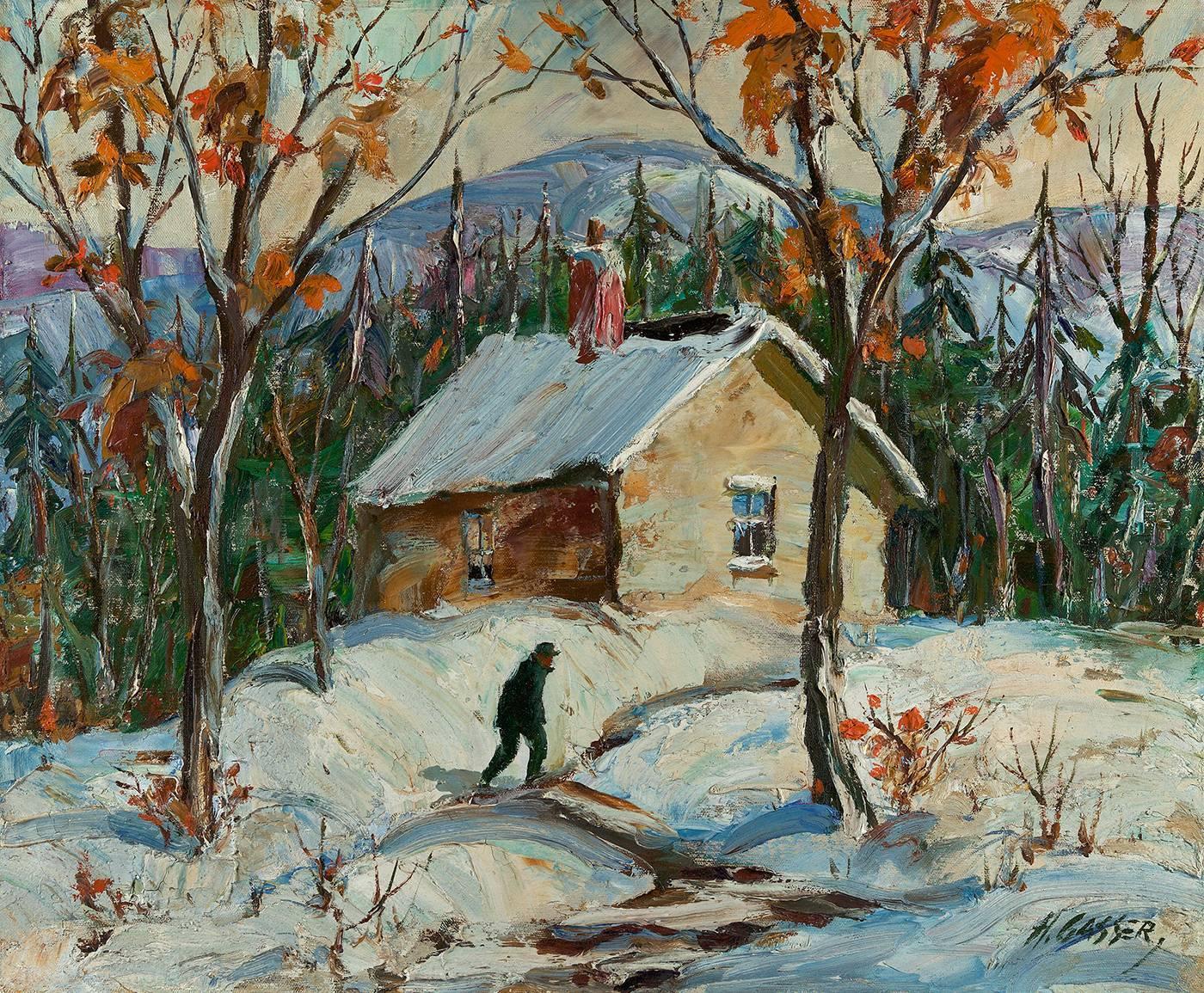 Henry Martin Gasser Winter Path For Sale at 1stdibs