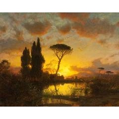Italian Landscape at Sunset 9