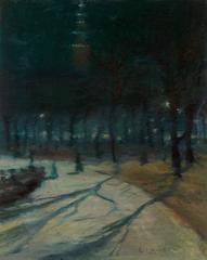 Evening, Madison Square Park 1