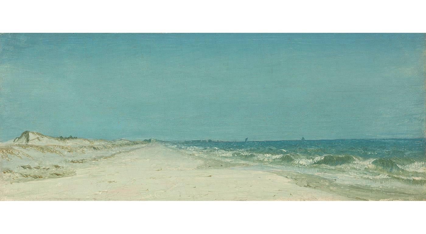 Sanford Robinson Gifford Landscape Painting - On the Long Island Coast