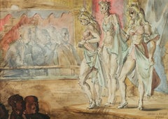 Burlesque Scene (Women Walking Along the Waterfront)