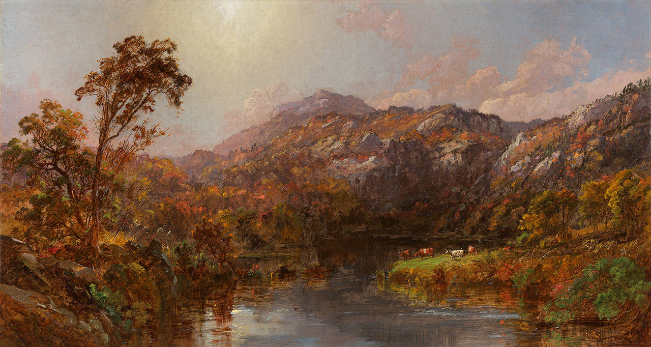 Landschaft mit Kühen in der Nähe von Warwick, New York