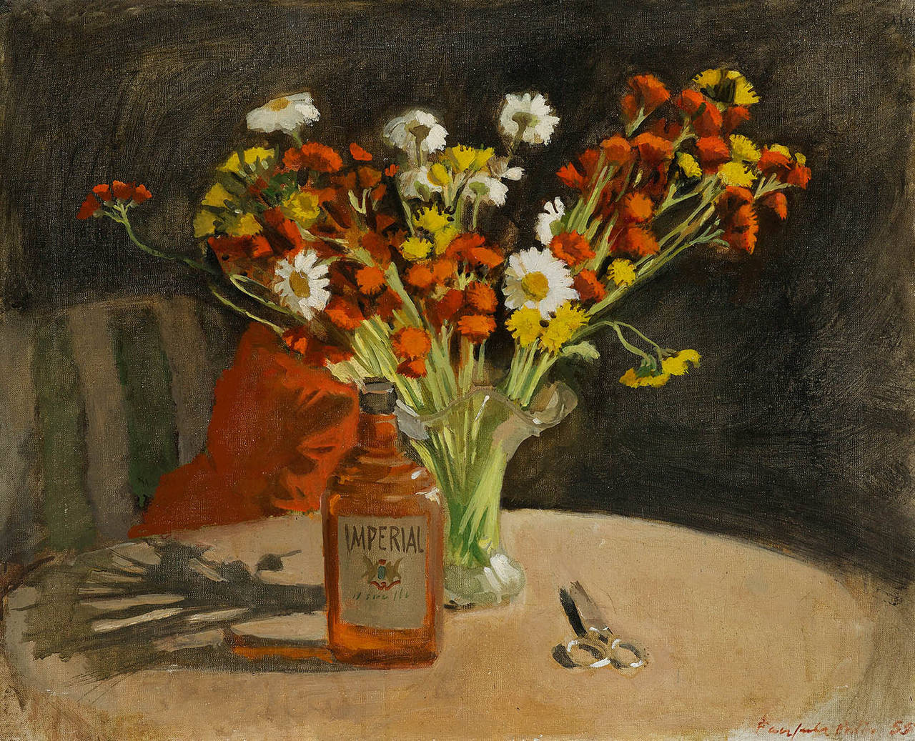 Fairfield Porter Flowers, Painting For Sale at 1stdibs