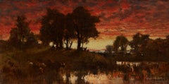 La hora del atardecer, verano