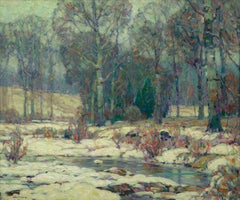 Snowy Streamside