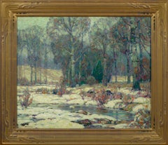 Snowy Streamside