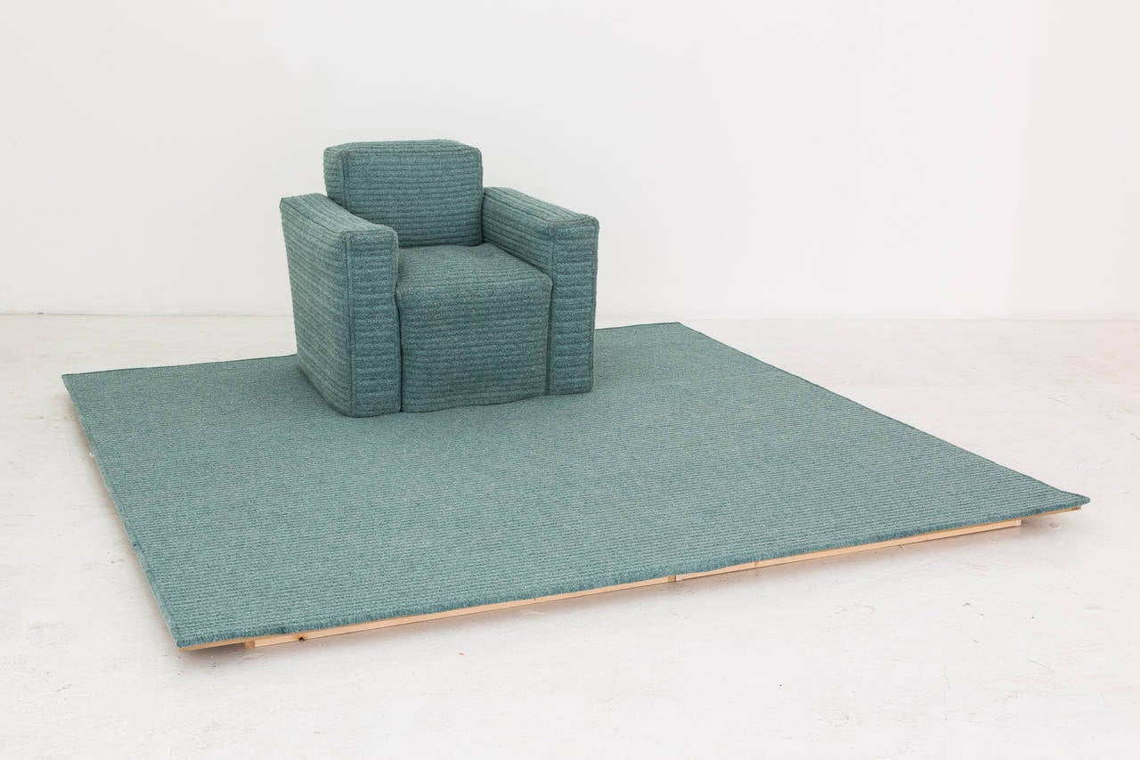 Chair Rug - Sculpture by Katie Stout