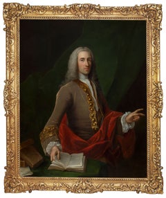 Retrato de un caballero, James Douglas, lord Aberdour, con un bonito marco tallado de la época
