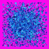 44-02 Re-Collections VIII Fuchsia und Blau
