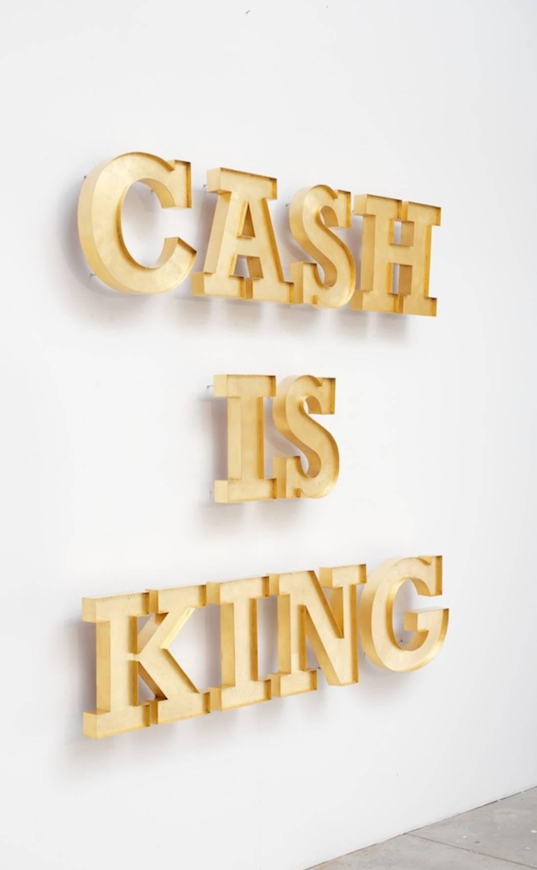 CASH IS KING - Sculpture by Brett Murray