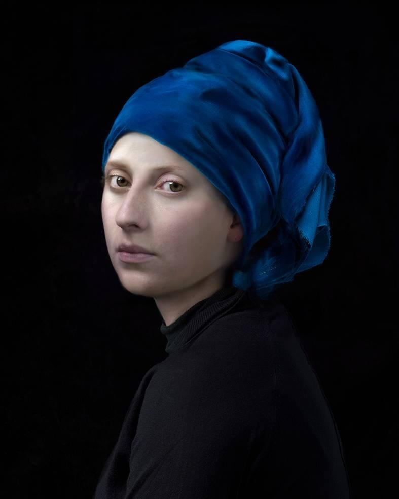 Blue Turban - Photograph by Hendrik Kerstens