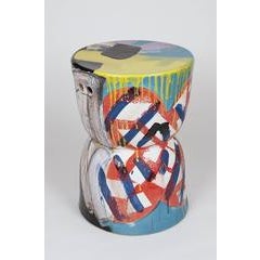 Hourglass garden stool 12
