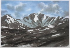 Lochnagar - Signed Lithograph, Royal Art, Scotland, Mountains, watercolour