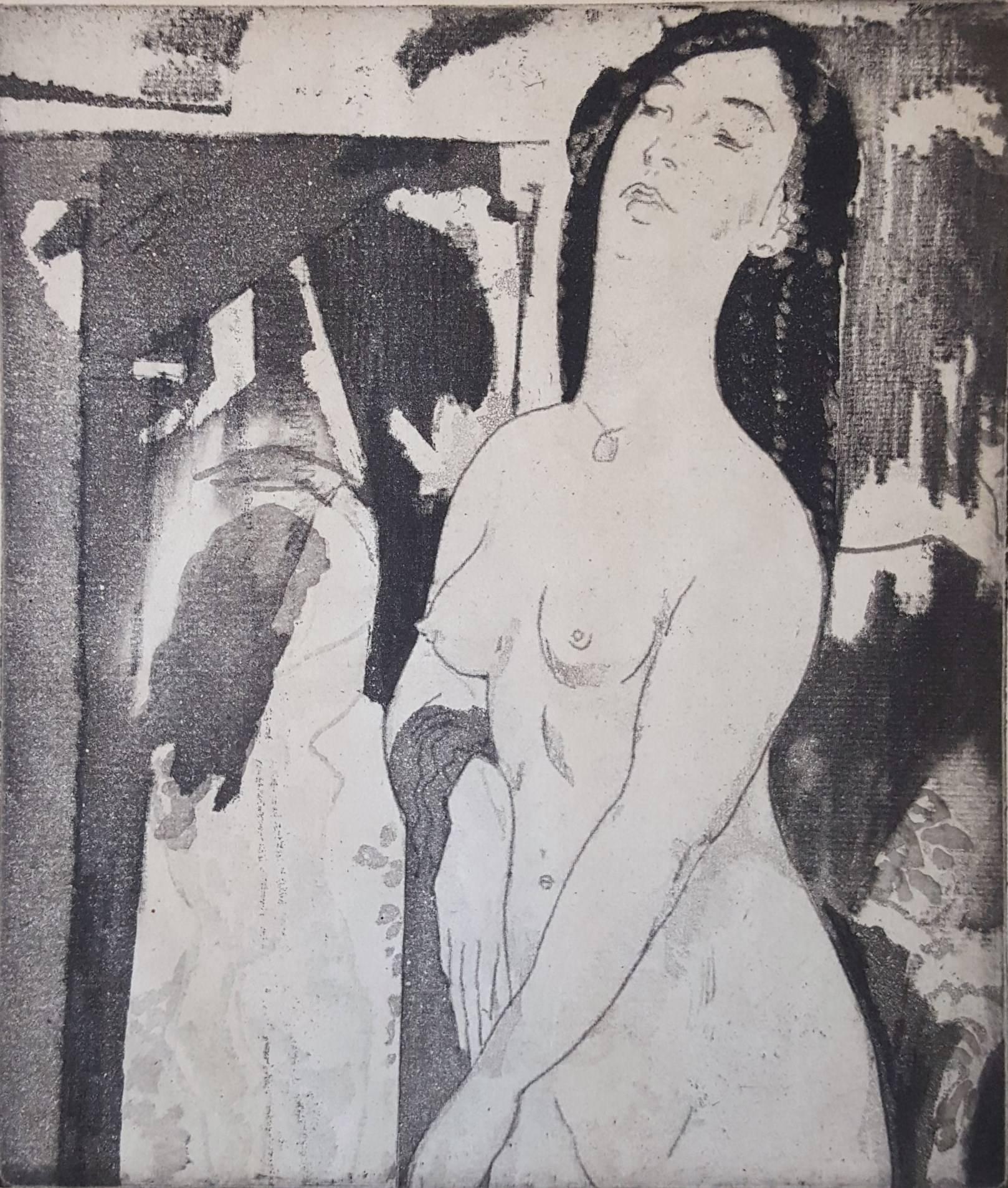 Arthur B. Davies Nude Print - Doorway to Illusion