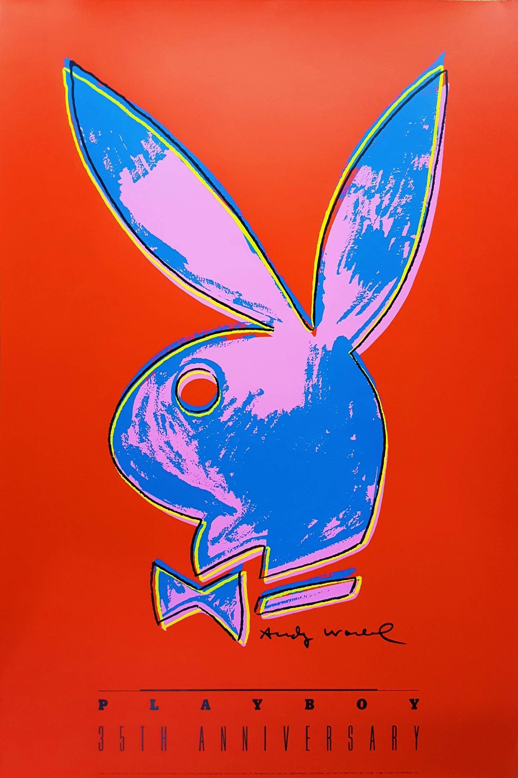 Animal Print Andy Warhol - 35e anniversaire de Playboy