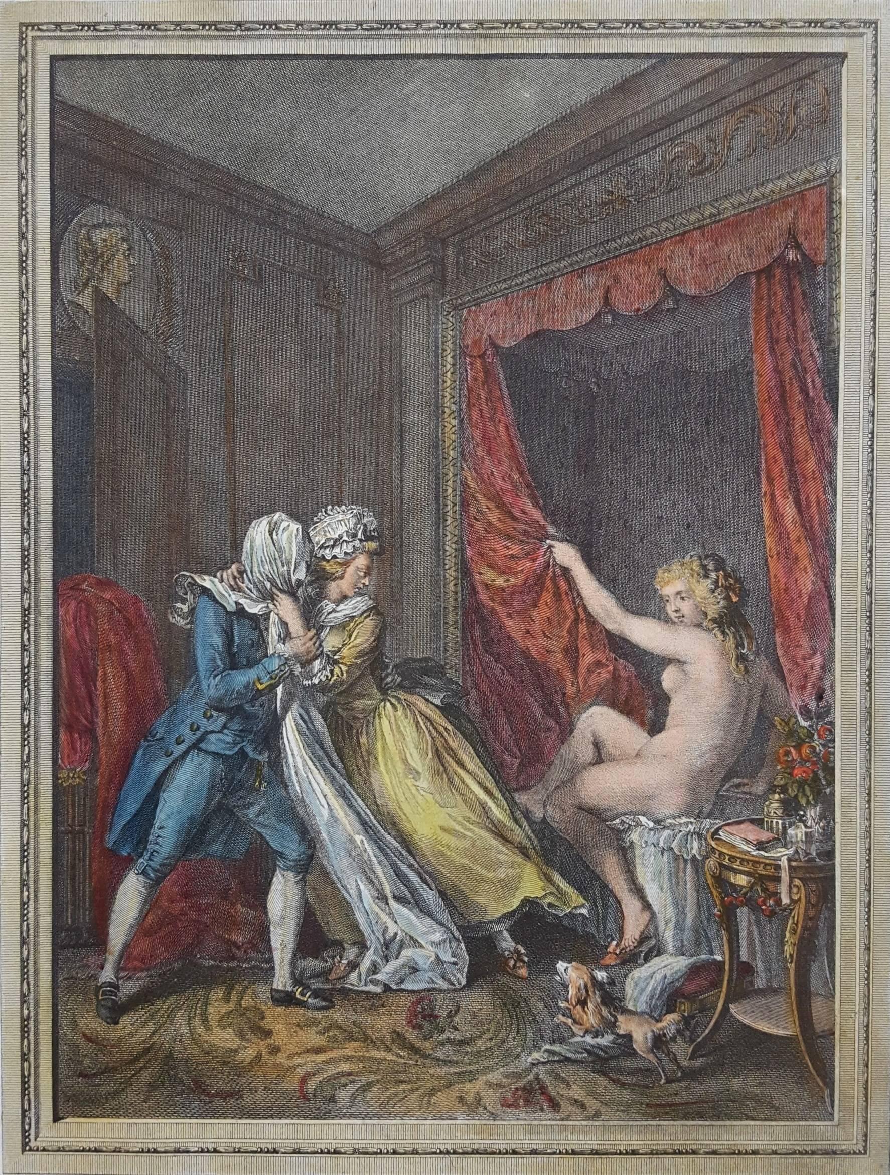 Antoine Borel Figurative Print - L'Indiscret