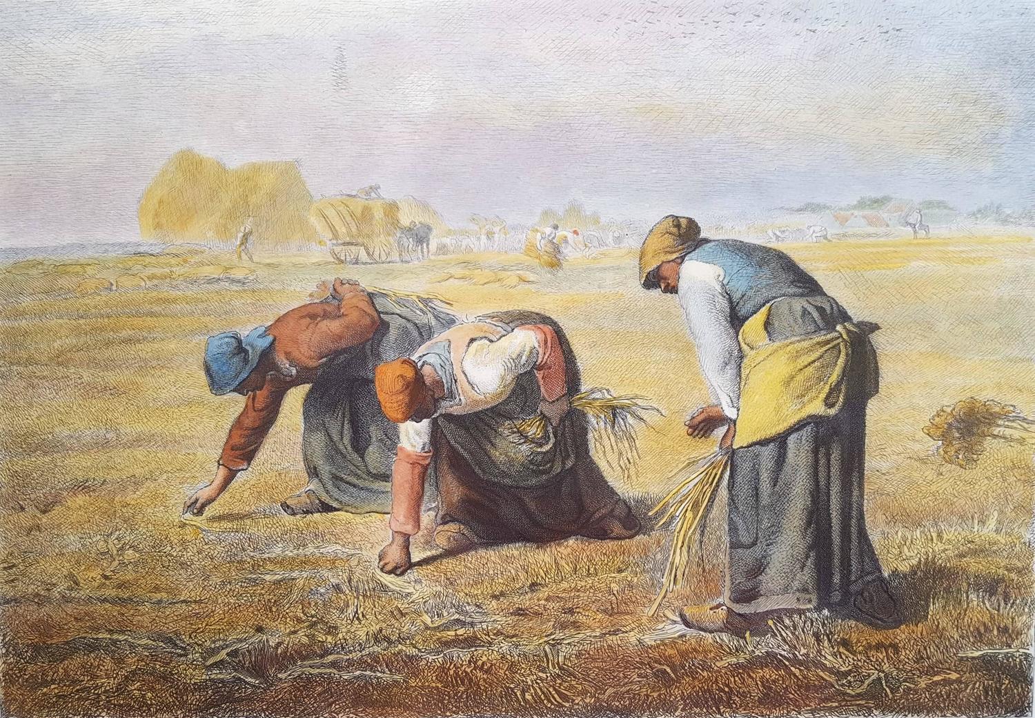 Jean François Millet Gleaning in Belgium For Sale at 1stdibs