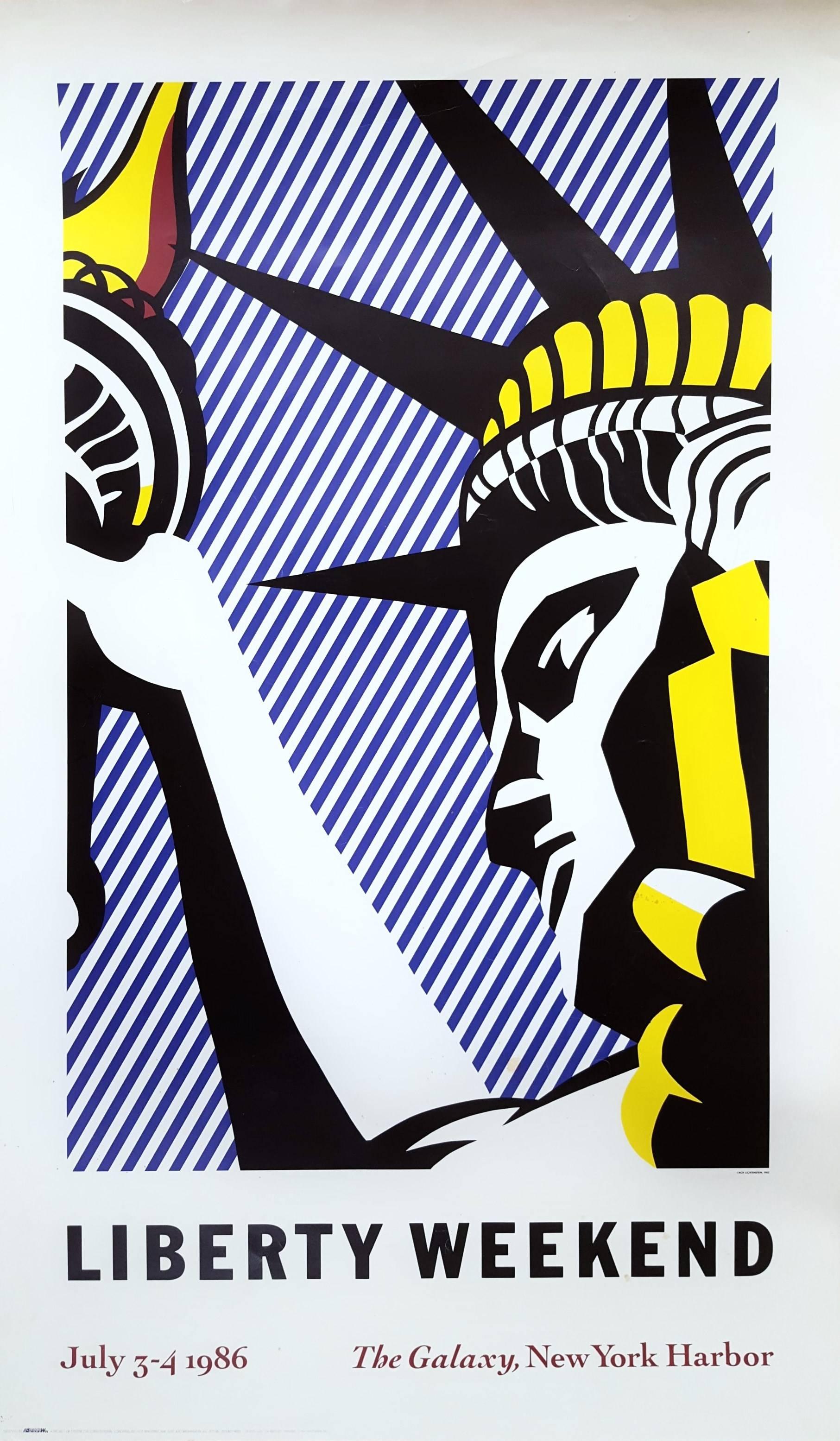 Roy Lichtenstein Figurative Print - Liberty Weekend