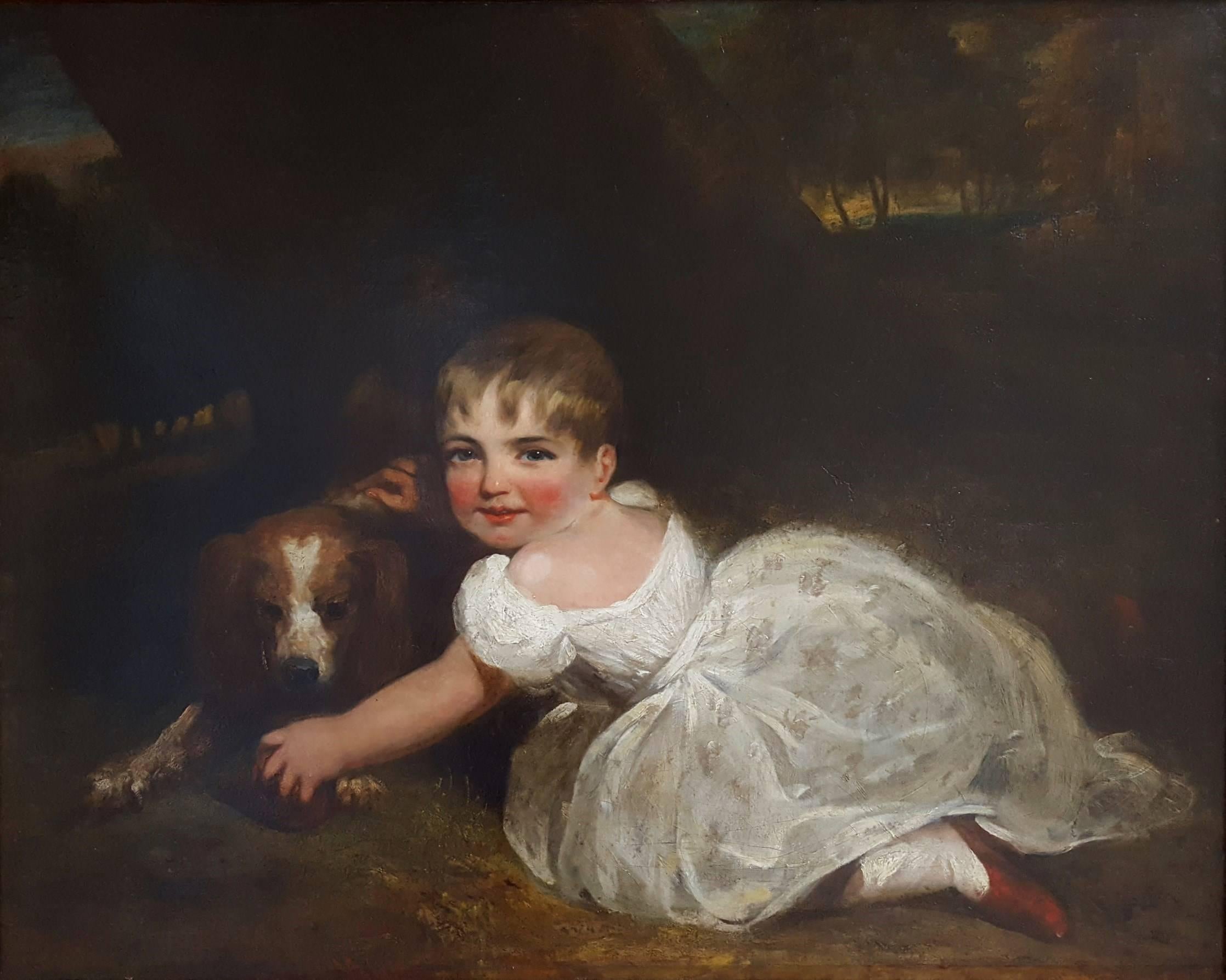 Joshua Reynolds Portrait Painting - Miss Emma Lane, Attributed to J. Reynolds