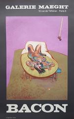 Exhibition poster for "Francis Bacon" at Maeght (Personnage Couché)