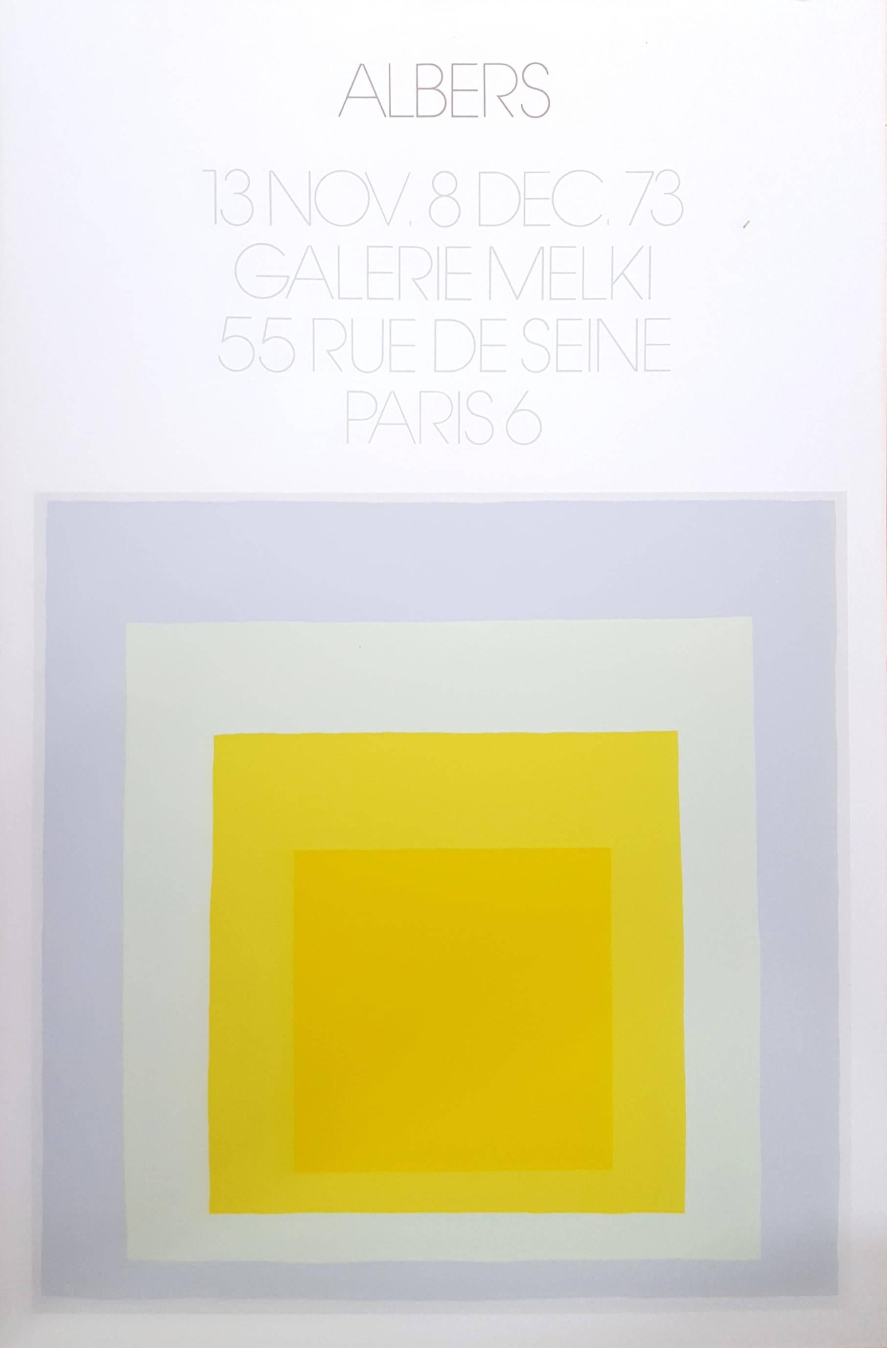 Josef Albers Abstract Print - Homage to the Square: Galerie Melki 3