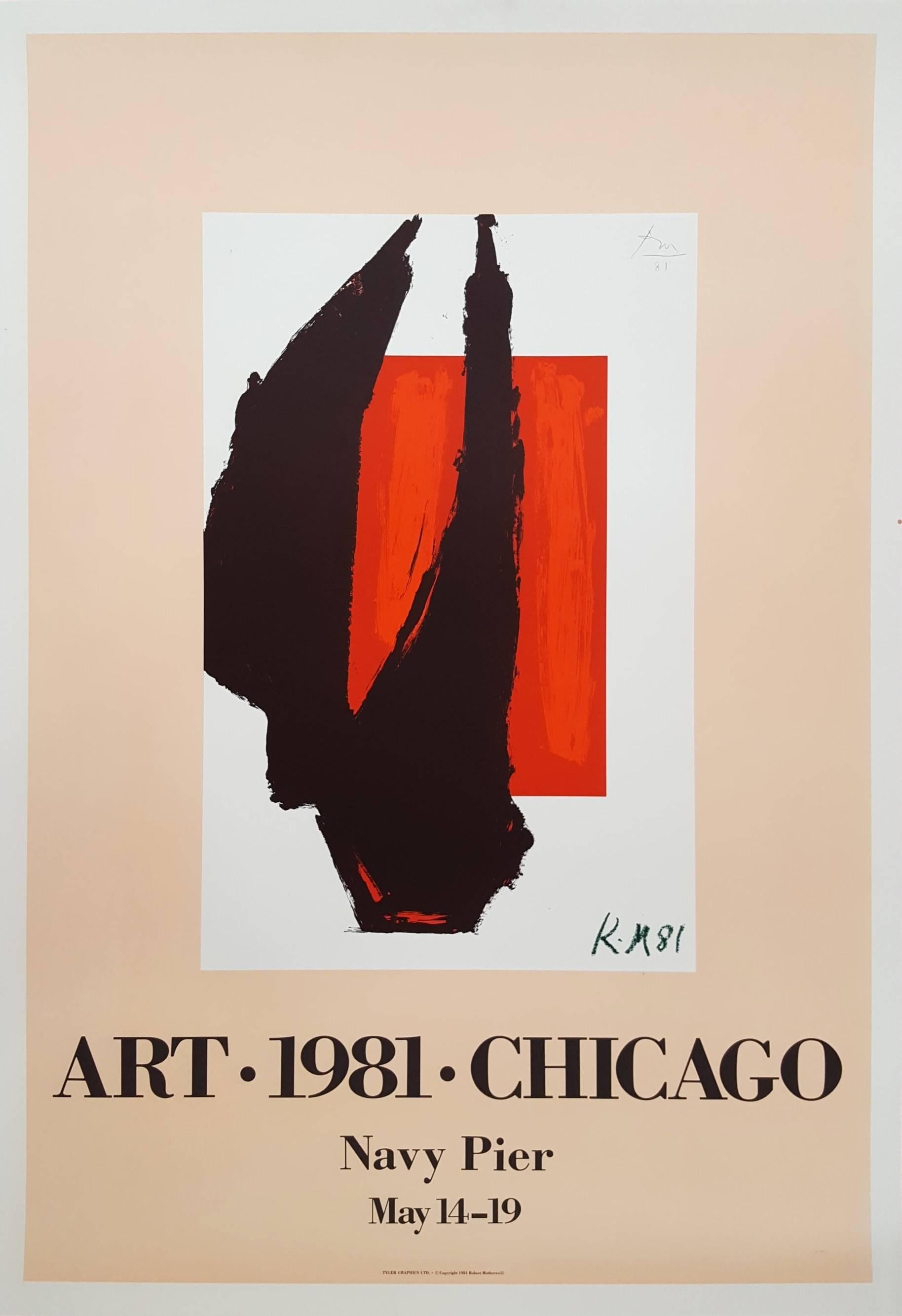 Unknown Abstract Print - Chicago International Art Expo '81