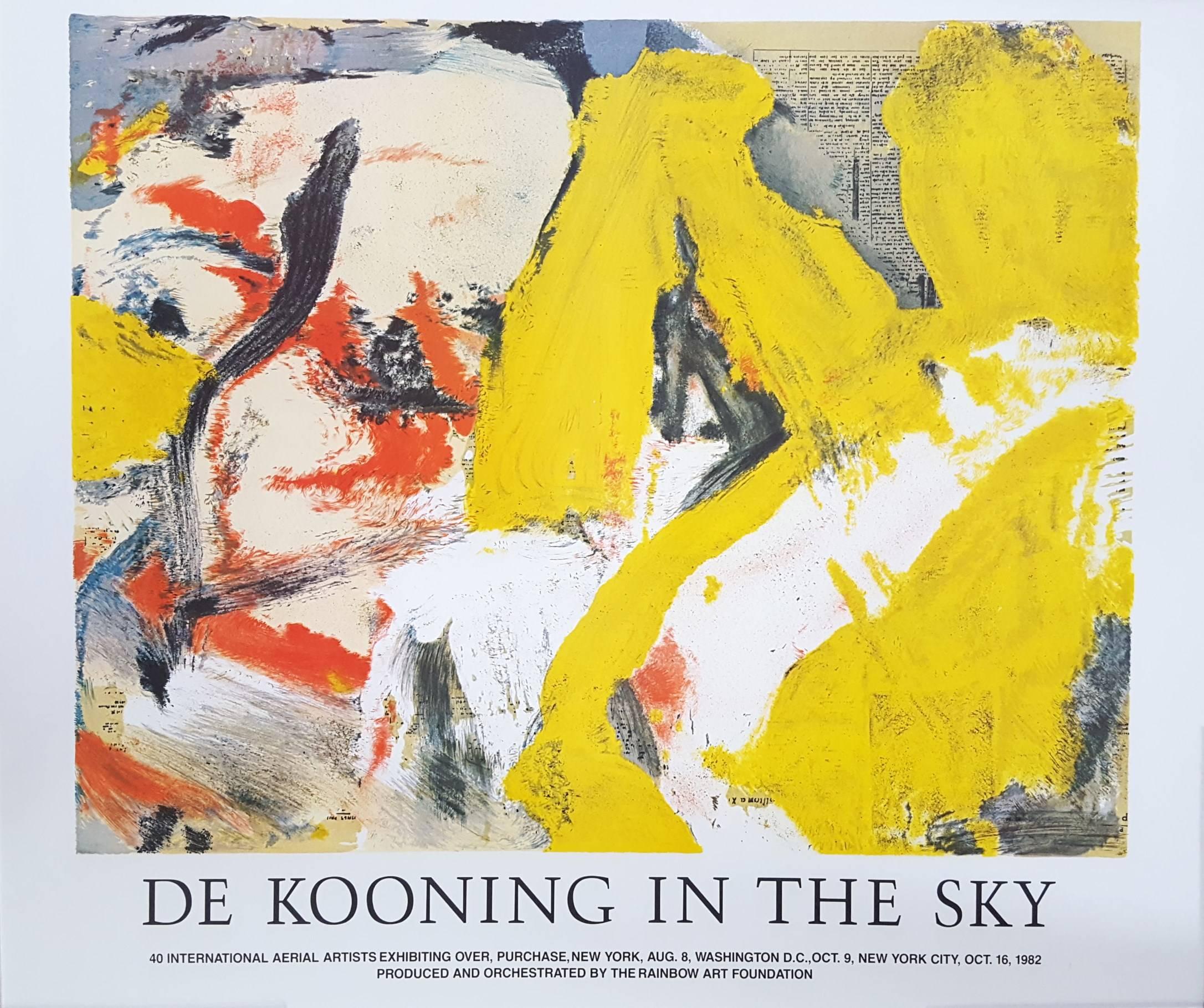 Willem de Kooning Abstract Print - In The Sky
