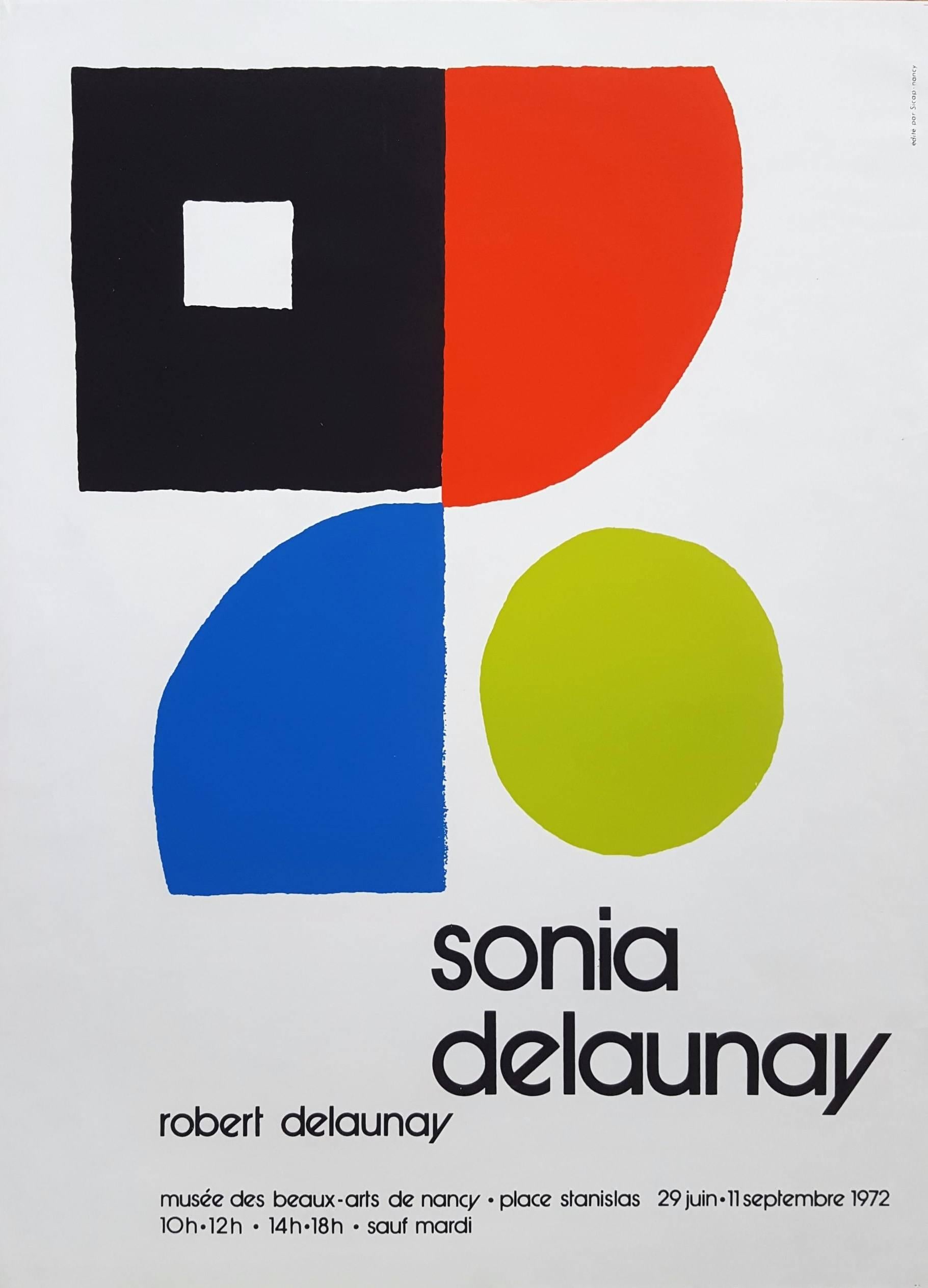 (after) Sonia Delaunay Abstract Print - Musee des Beaux-Arts: Sonia Delaunay & Robert Delaunay