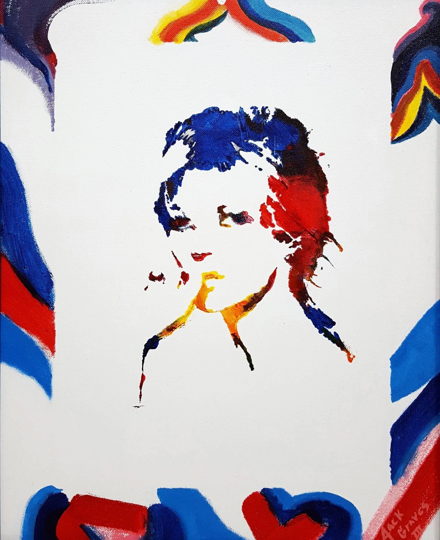 Jack Graves III Portrait Painting - Muse (Kate Moss)
