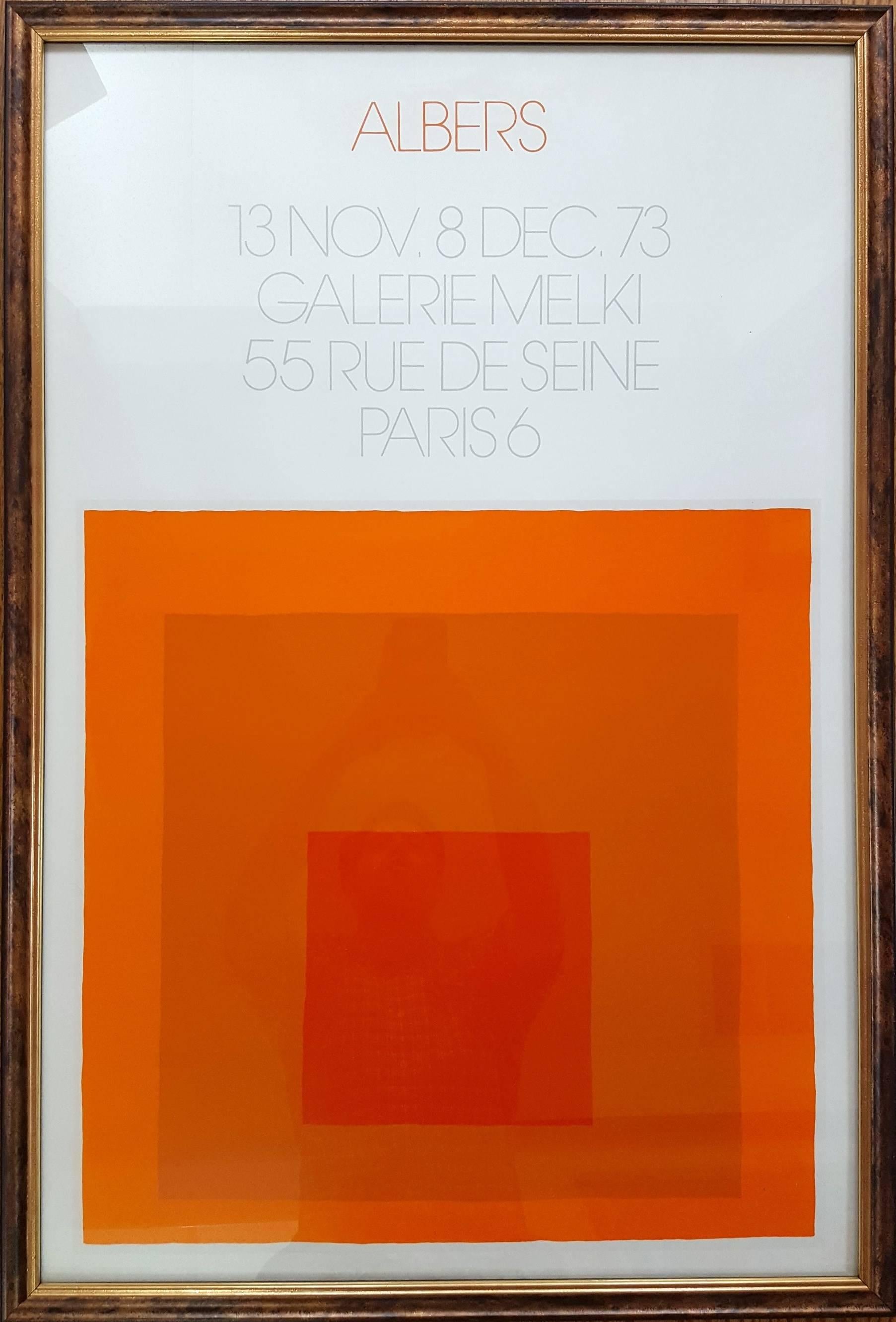 Josef Albers Abstract Print - Homage to the Square: Galerie Melki 1