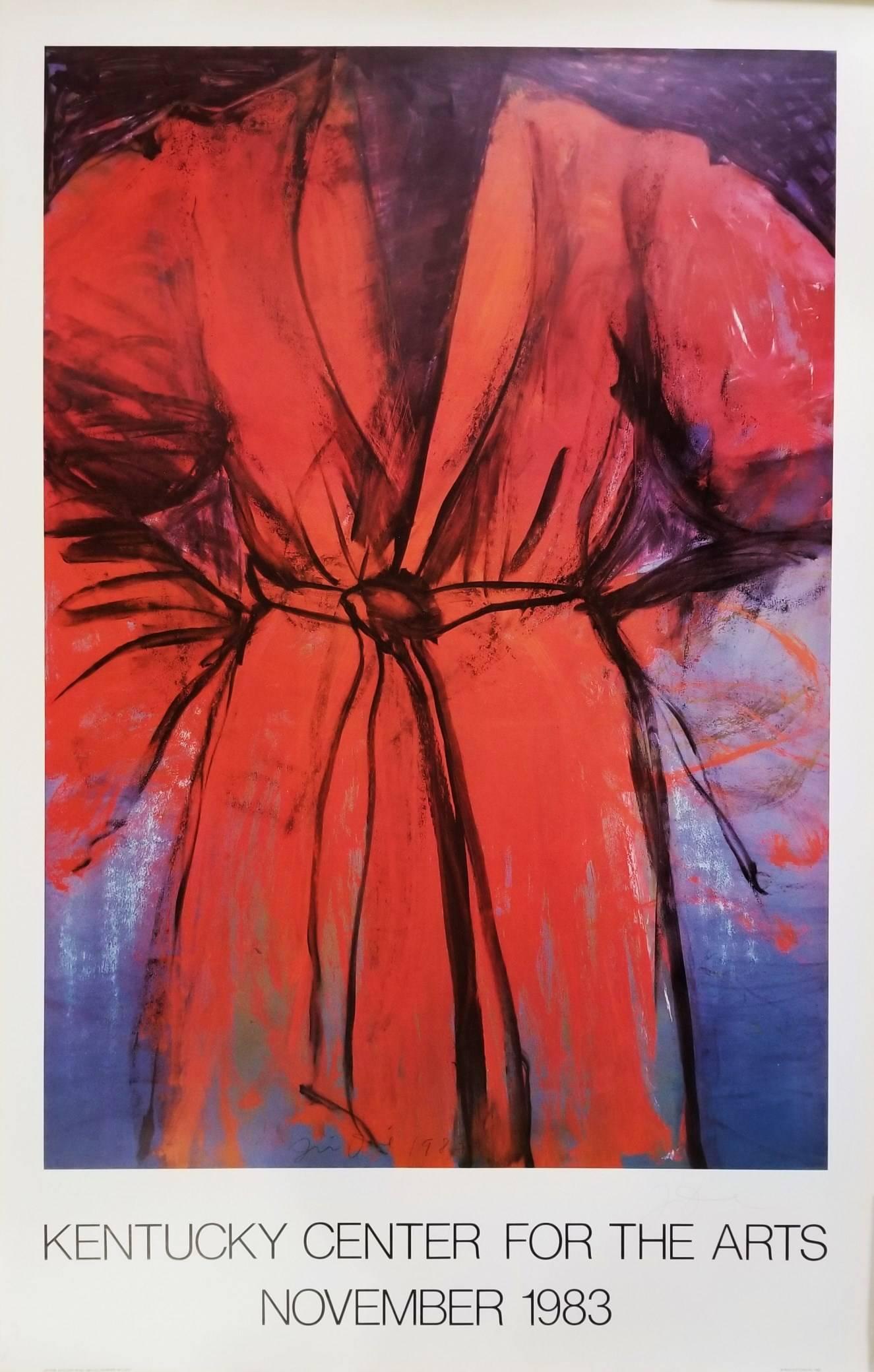 (after) Jim Dine Figurative Print - Kentucky Center for the Arts, Signed/Numbered Exhibition Poster