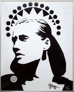 Guinevere Van Seenus Icon (Black and White)