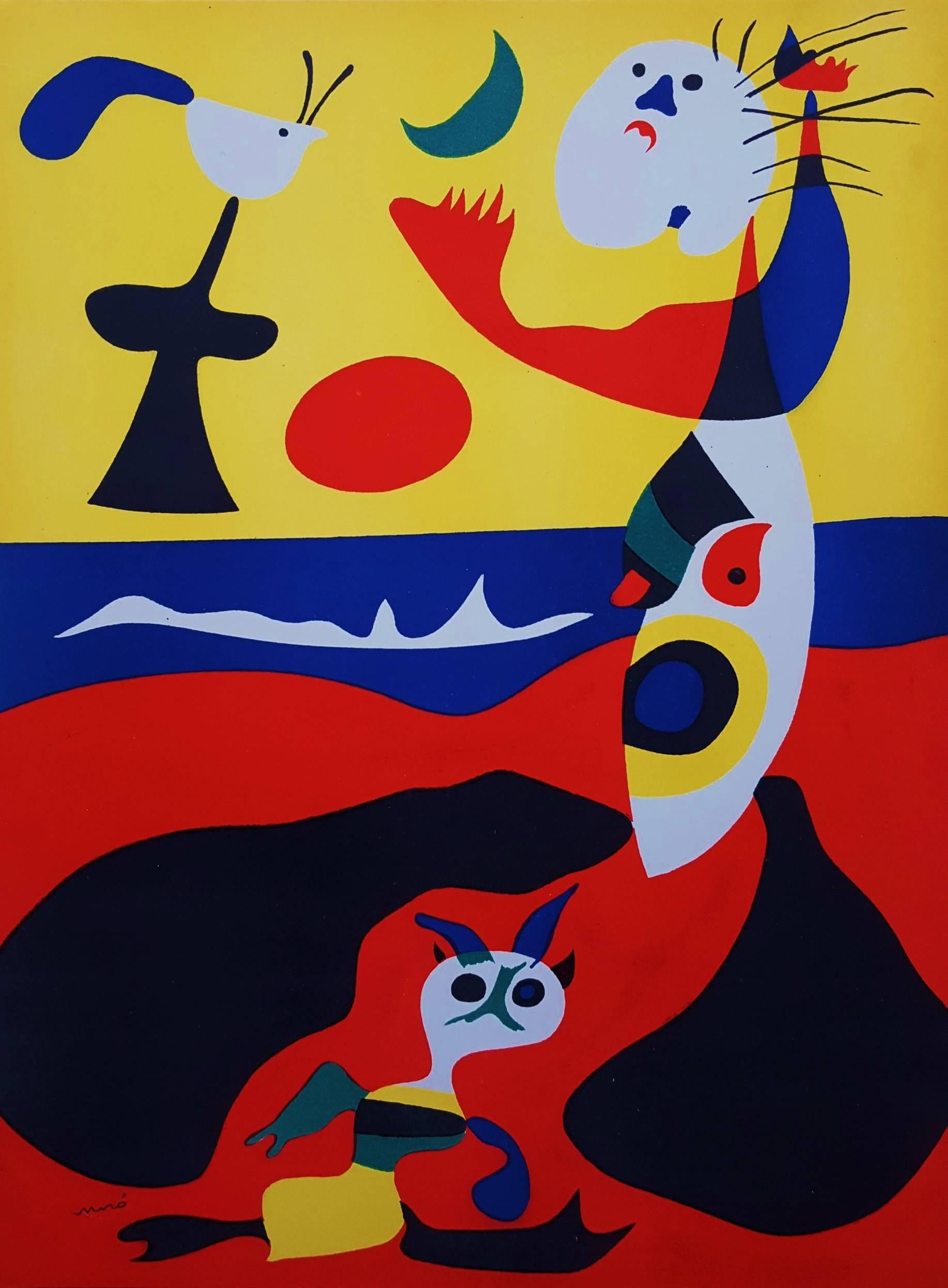 (after) Joan Miró Figurative Print – L'Ete