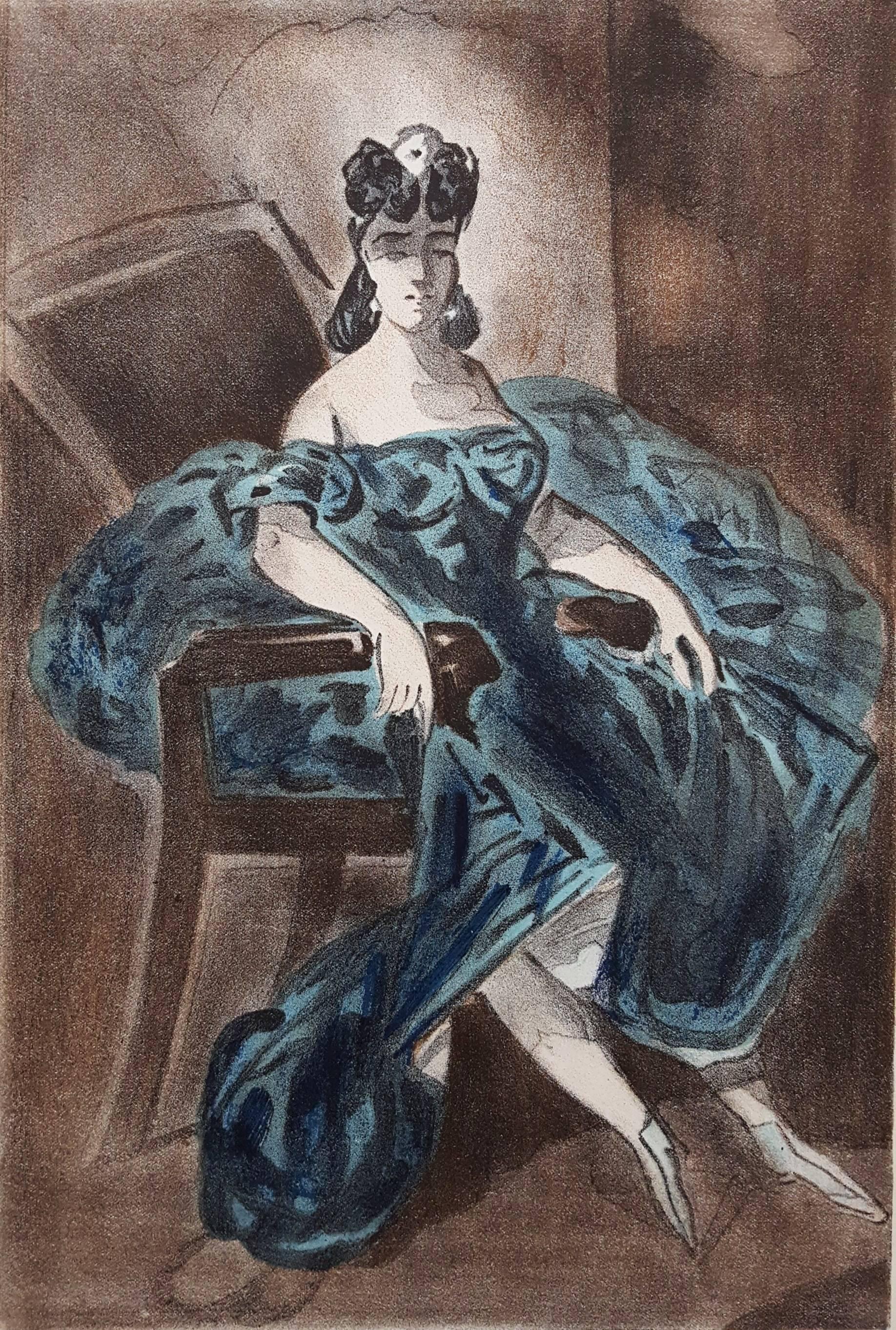 Constantin Ernest Adolphe Hyacinthe Guys Figurative Print - Femmes en Jolie Robes
