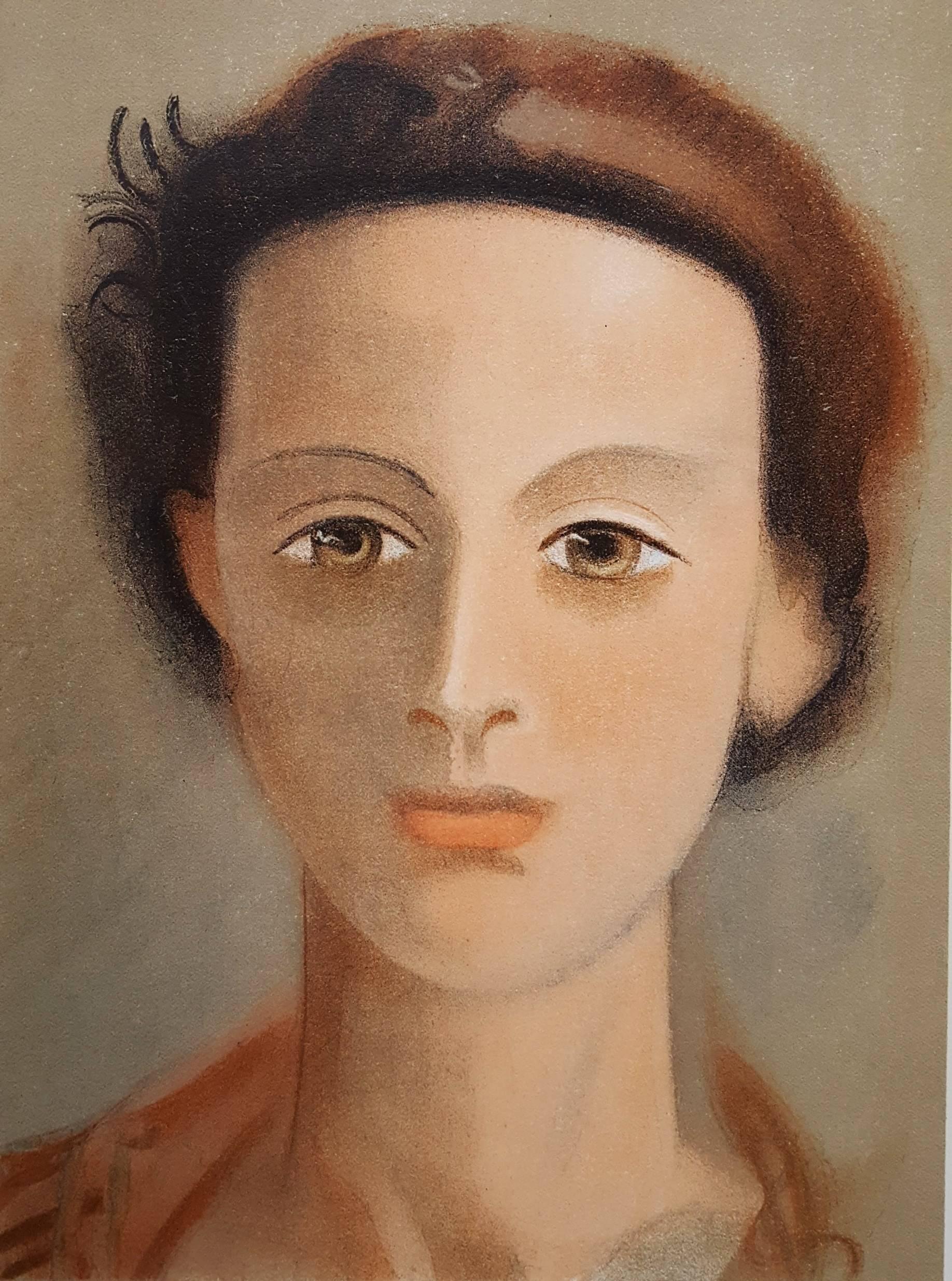 André Derain Portrait Print - Tete de Femme