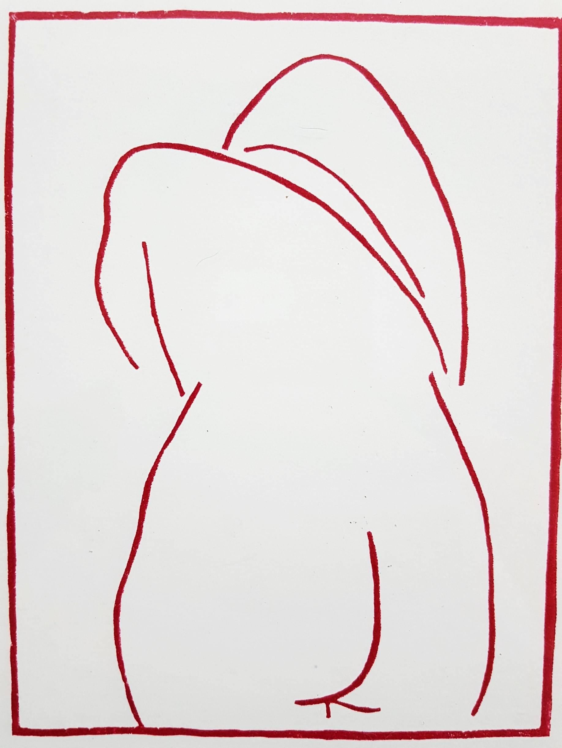 Vincent Torre Nude Print - Matisse Nude V