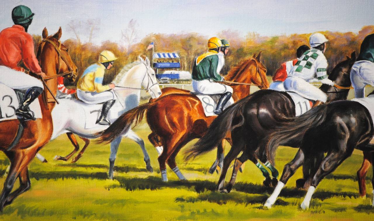 Start at Montpelier - Realist Painting by Christopher Stone