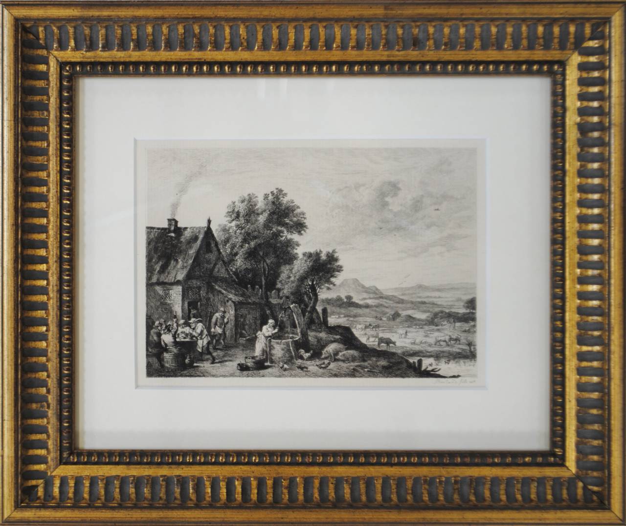 Tavern Scene - Print by David Teniers the Younger