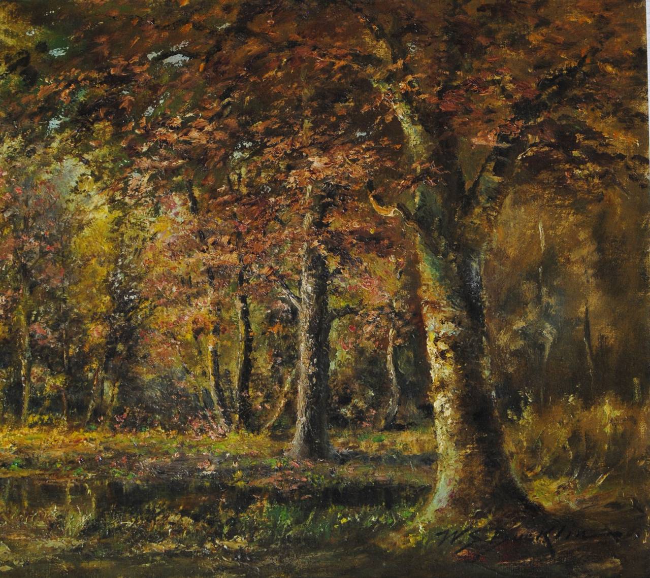 Adirondack Woods - Painting by William Savery Bucklin