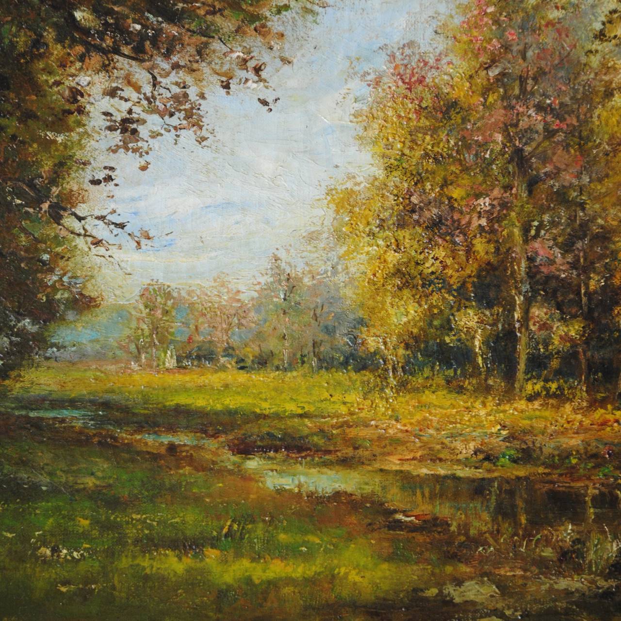 Adirondack Woods - Impressionist Painting by William Savery Bucklin
