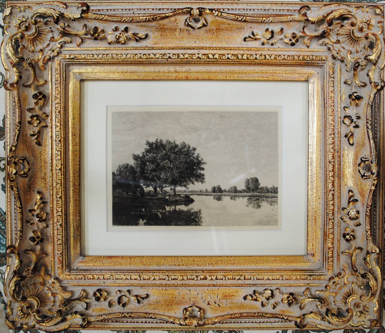 The Pond Side - Print by Théodore Rousseau
