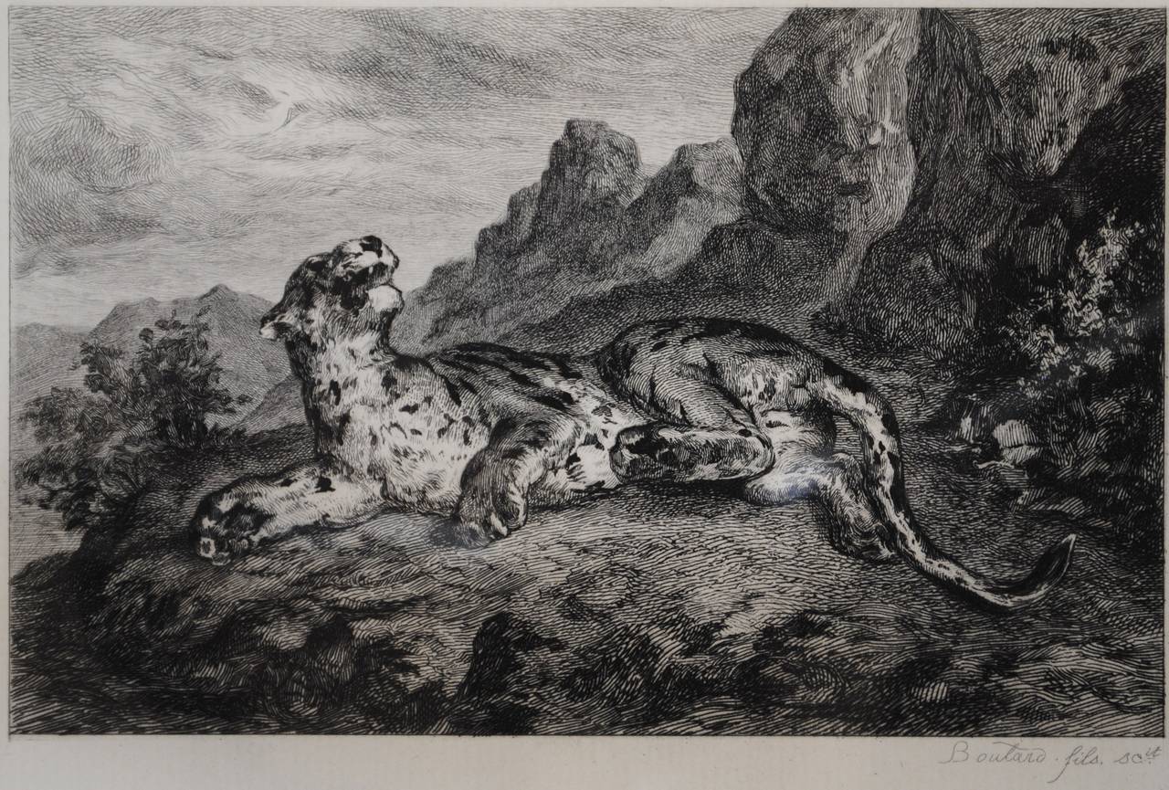 Eugene Delacroix Animal Print - Tiger