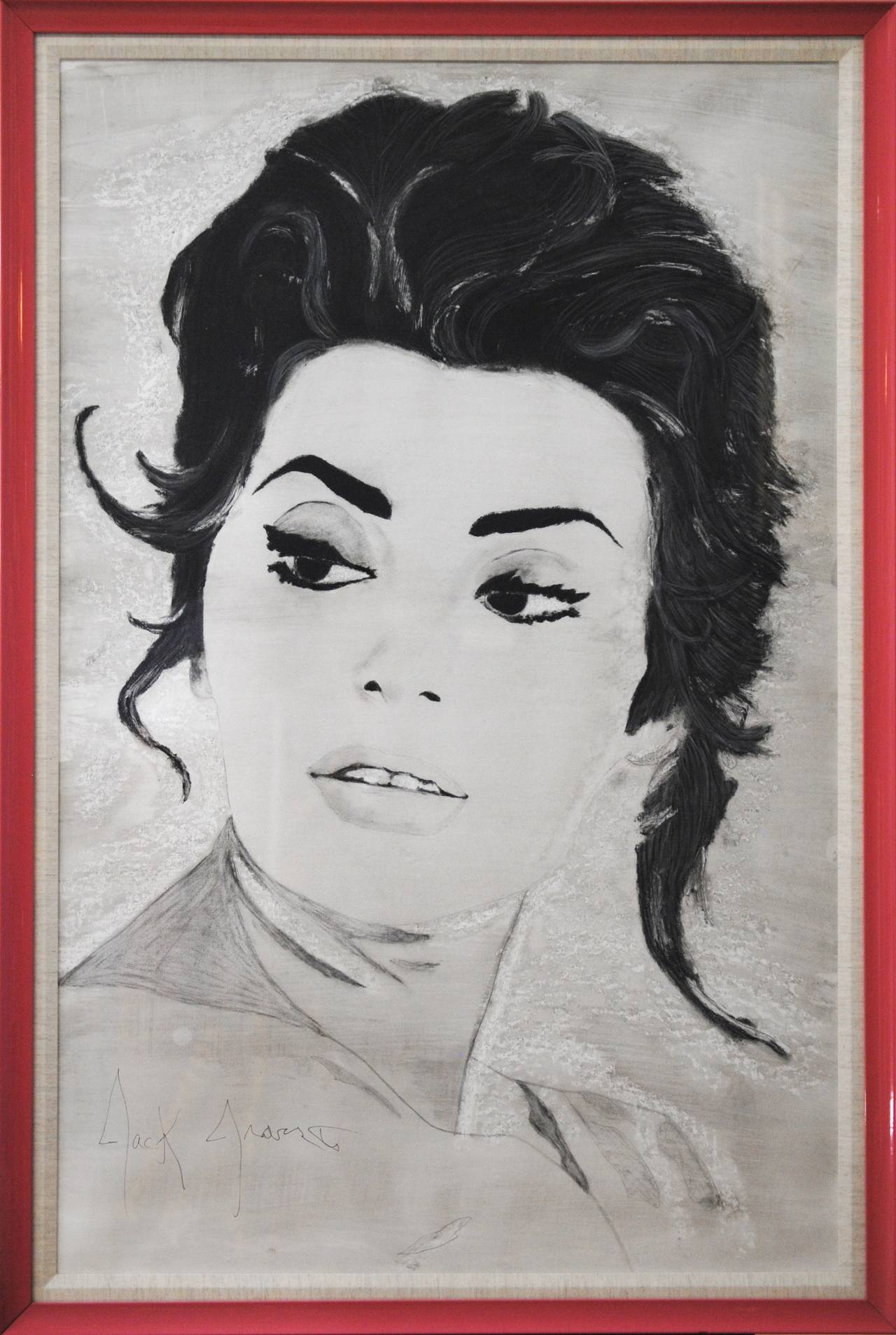 Sophia Loren - Mixed Media Art by Jack Graves III