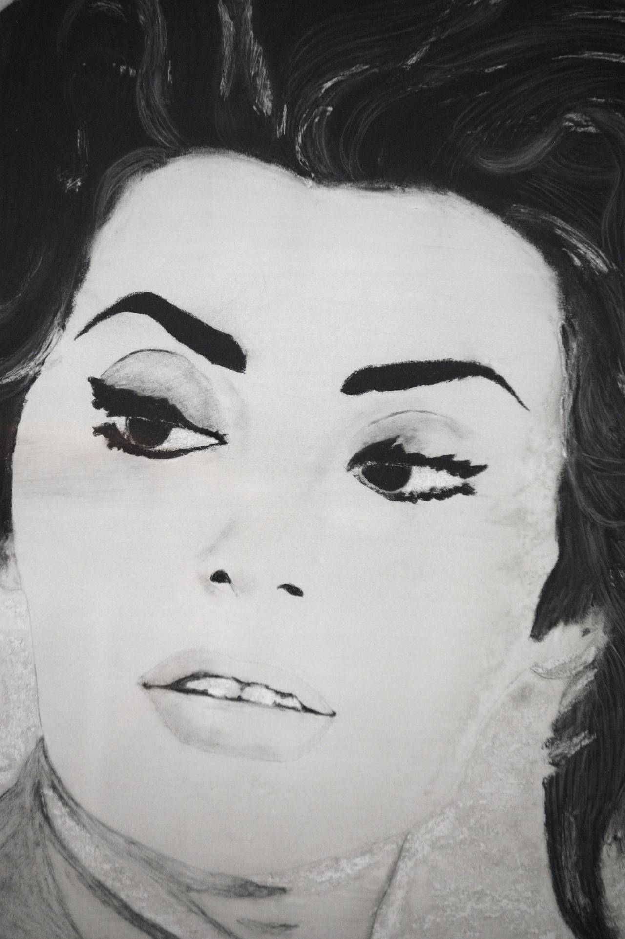 Sophia Loren - Pop Art Mixed Media Art by Jack Graves III