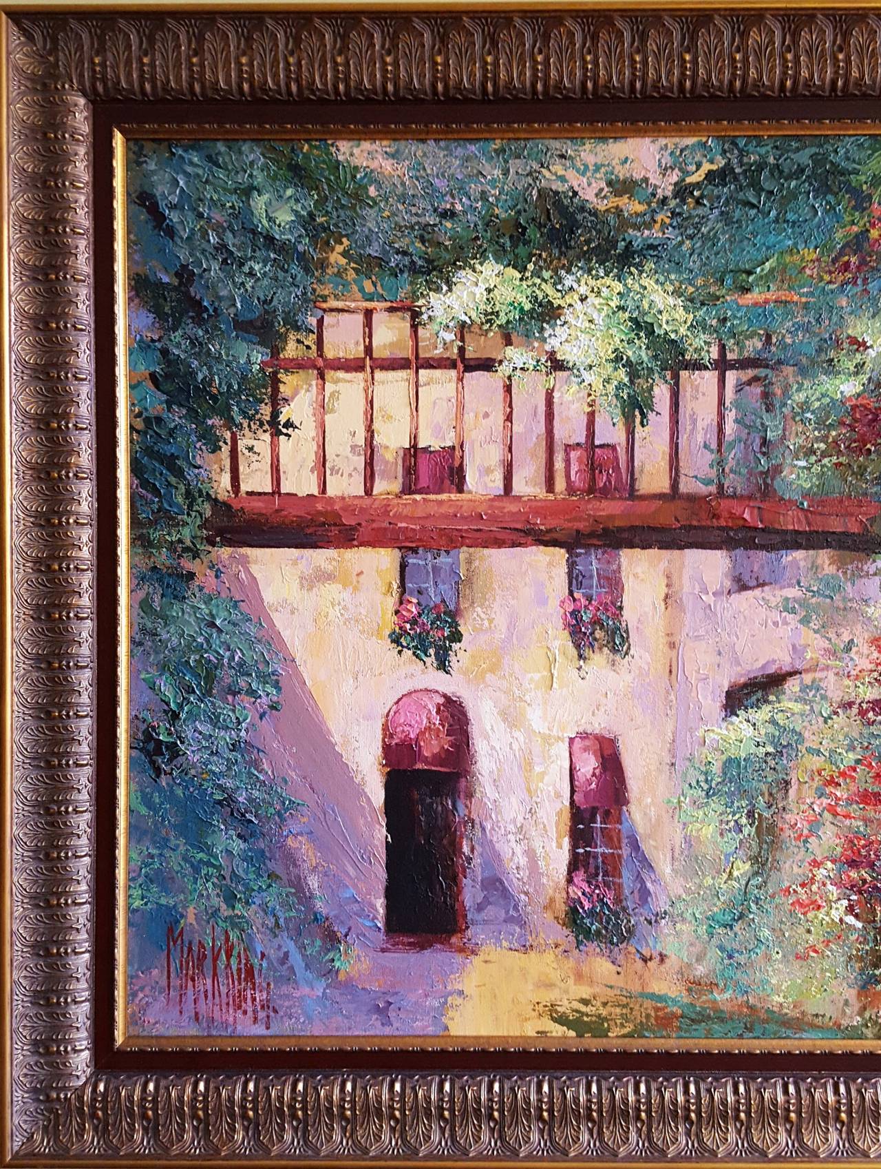 Le Jardin - Impressionist Painting by Mark King