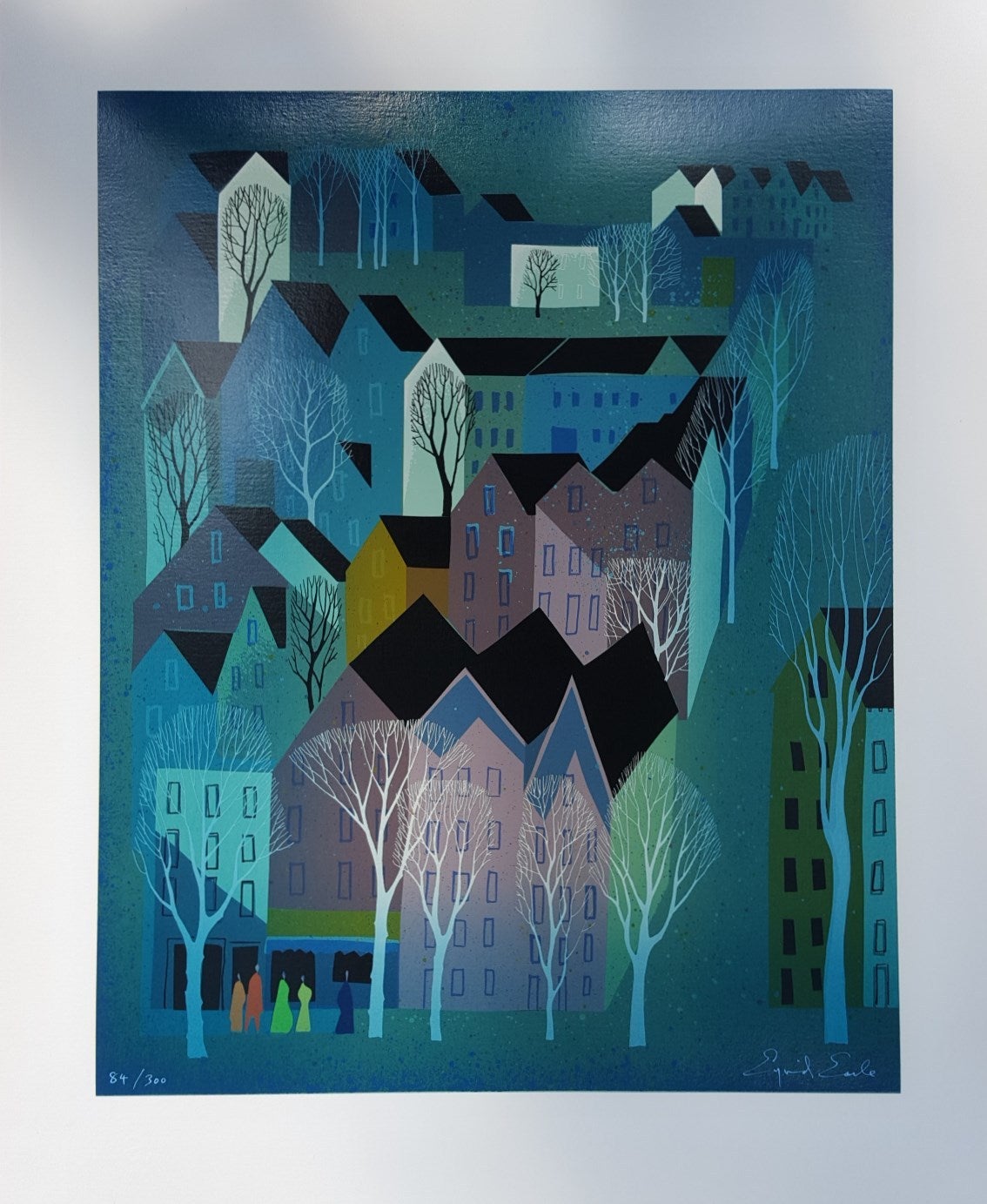 Village - Print by Eyvind Earle