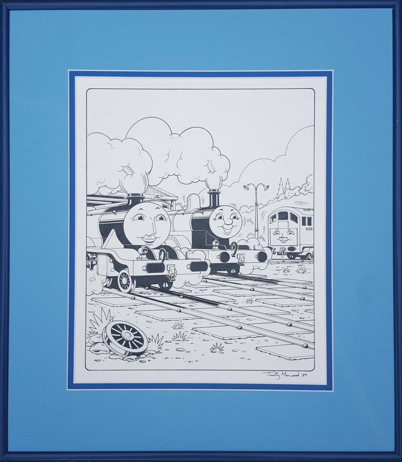 Thomas the Tank Engine and Friends - Art by Timothy Marwood
